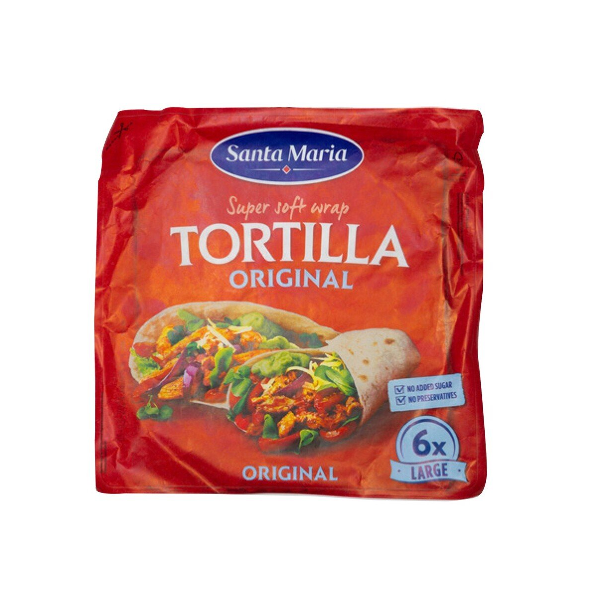 Santa Maria Original Super Soft Tortilla Wrap 2 x 371 g