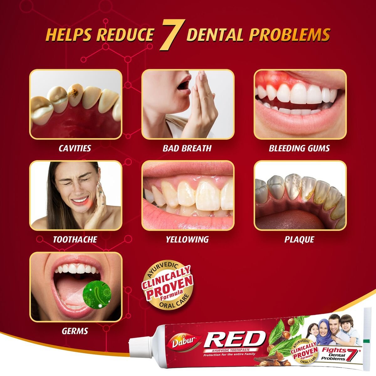 Dabur Red Toothpaste Value Pack 2 x 200 g