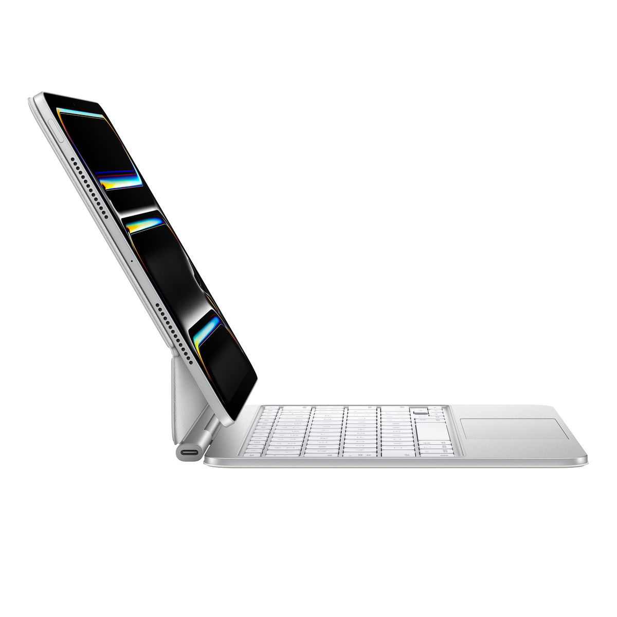 Apple Magic Keyboard for 11 inches iPad Pro M4, Arabic, White, MWR03AB/A