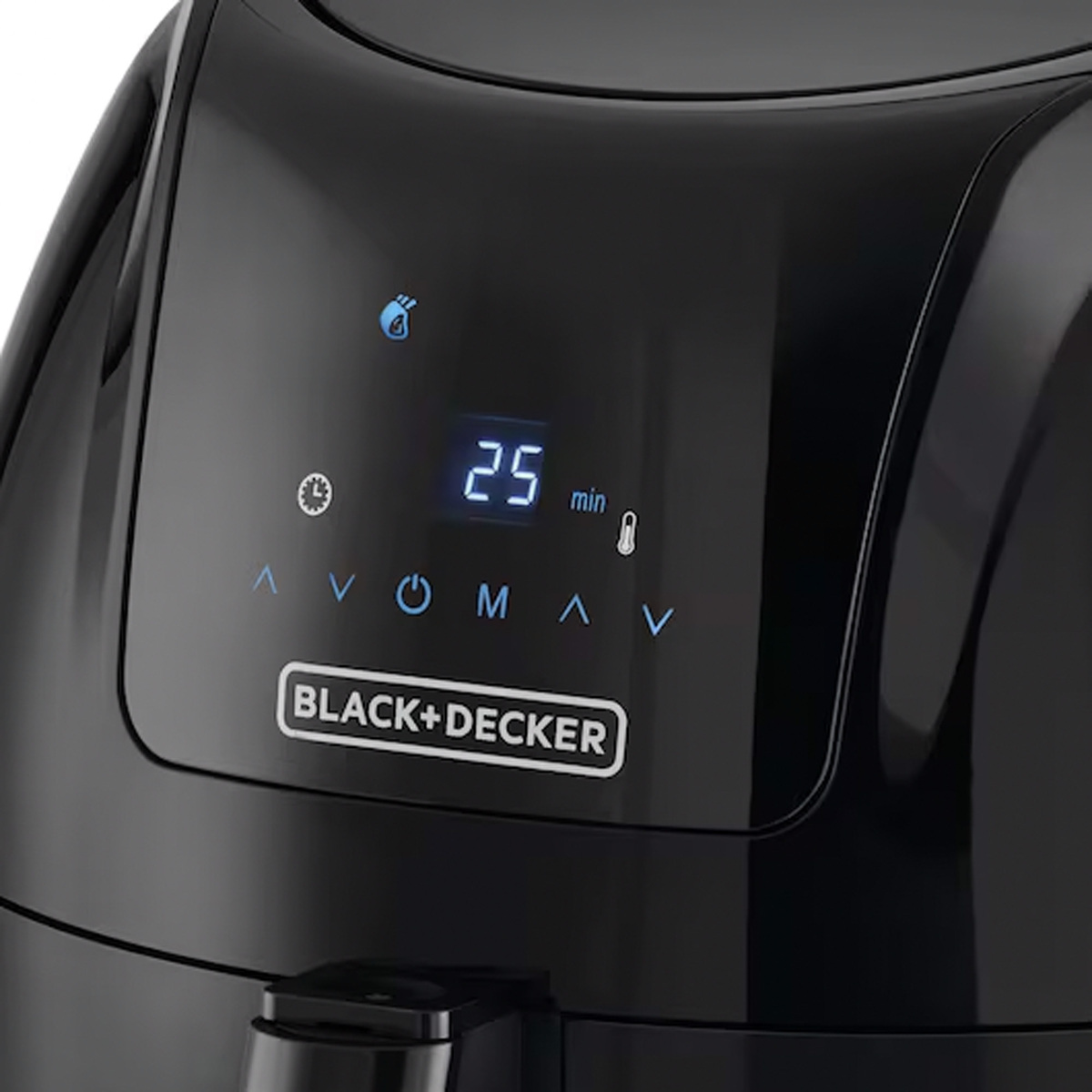 Black+Decker Digital Air Fryer, 1800W, 7L, Black, AF625-B5