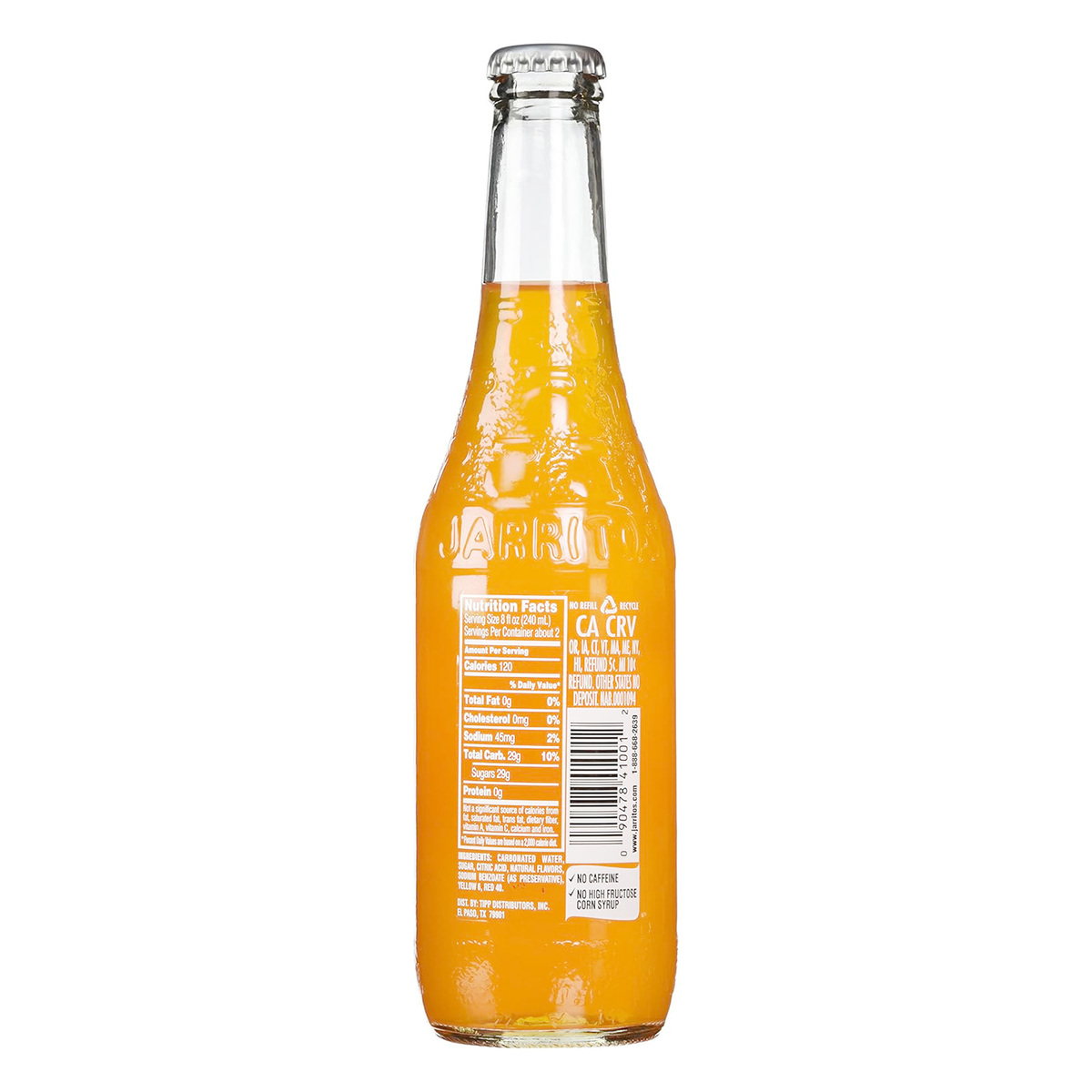 Jarritos Mandarin Natural Flavor Soda 370 ml