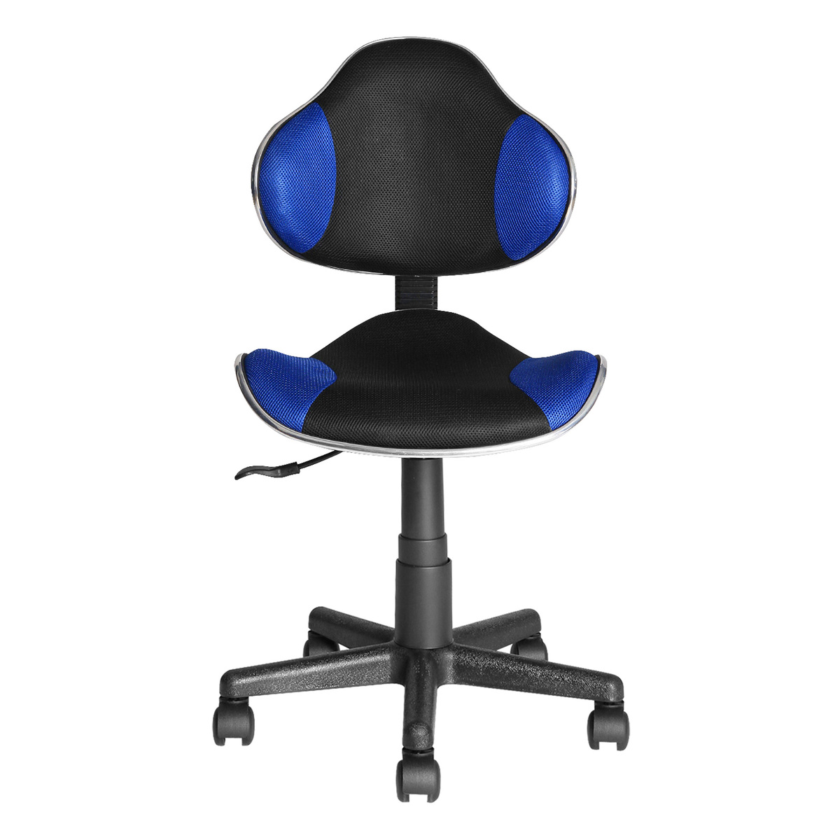 Maple Leaf Adjustable Kids Chair, Office, Computer Chair for Students With Swivel Wheels Black-Blue QZYG