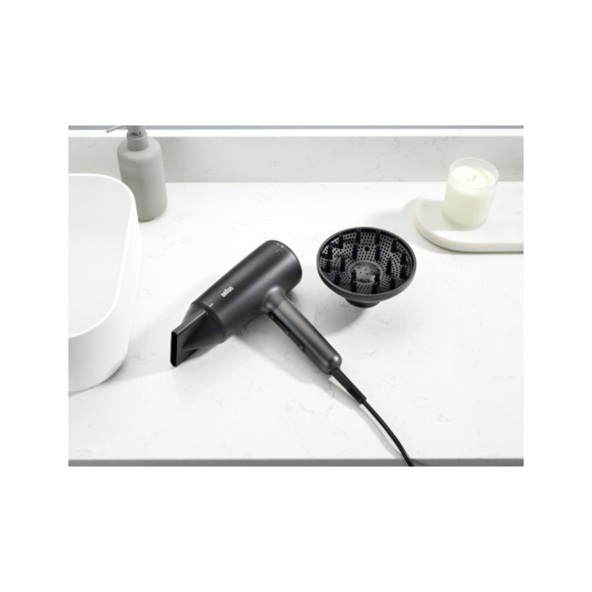 Braun Hair Dryer, 2100W, Electro Black, HD425SDE