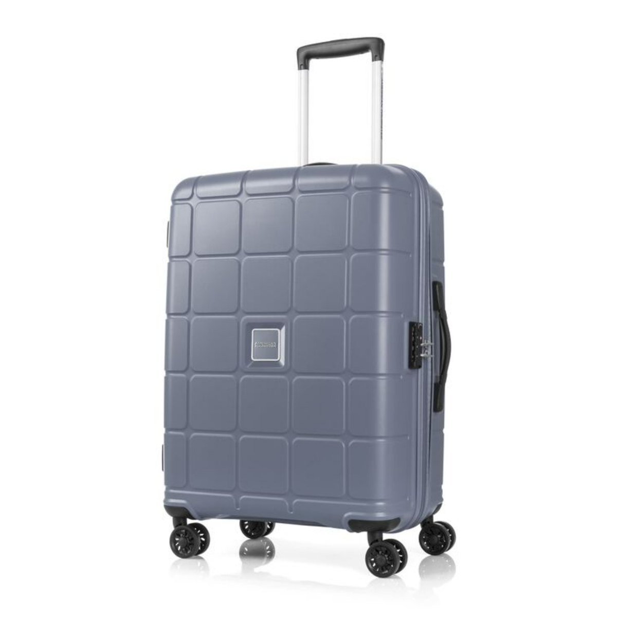 American Tourister Hundo 4 Wheel Hard Trolley, 68 cm, Grey