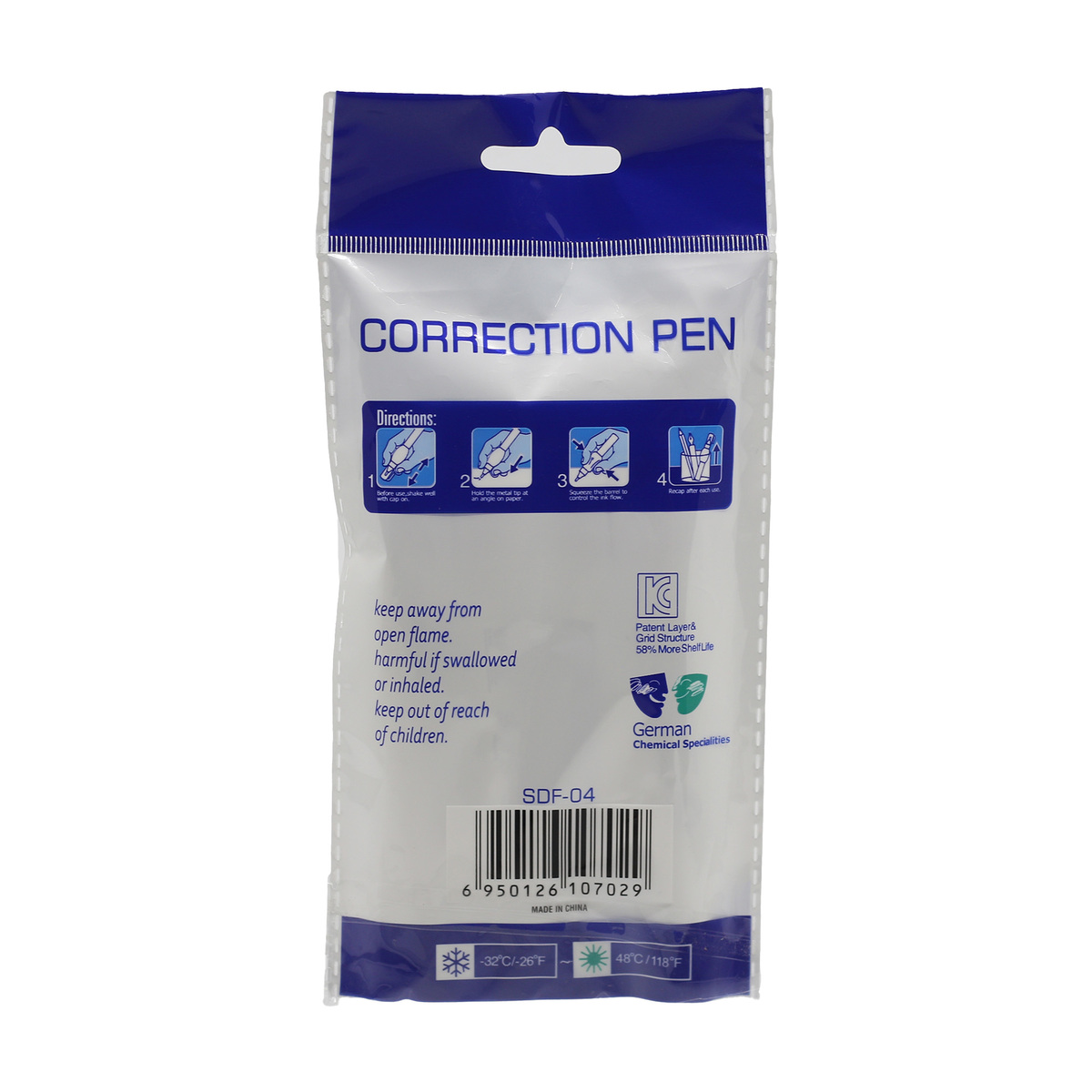 Sadaf Correction Pen 4pcs SDF04