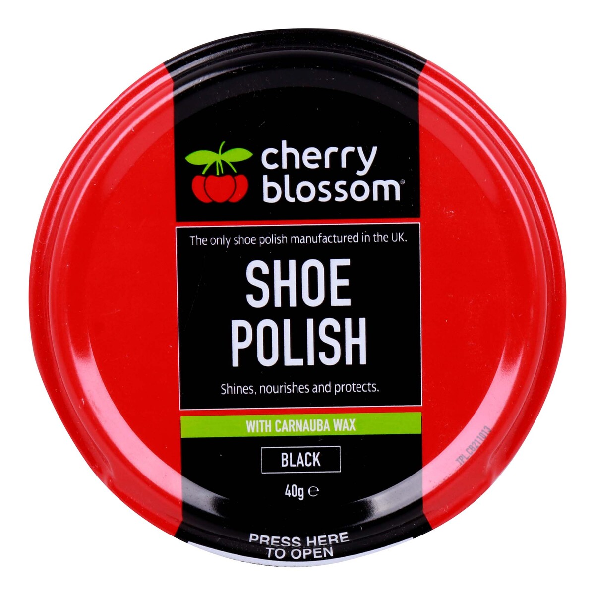 Cherry Blossom Black Shoe Polish with Carnauba Wax 40 g Online at Best ...
