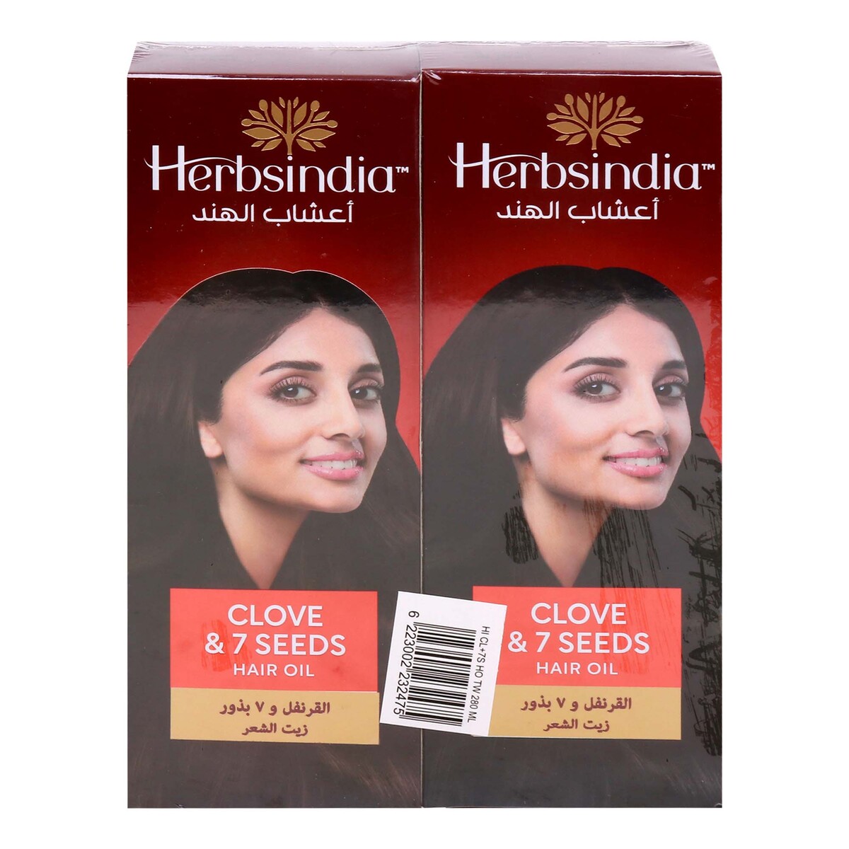 Herbsindia Clove & 7 Seeds Hair Oil Value Pack 2 x 280 ml