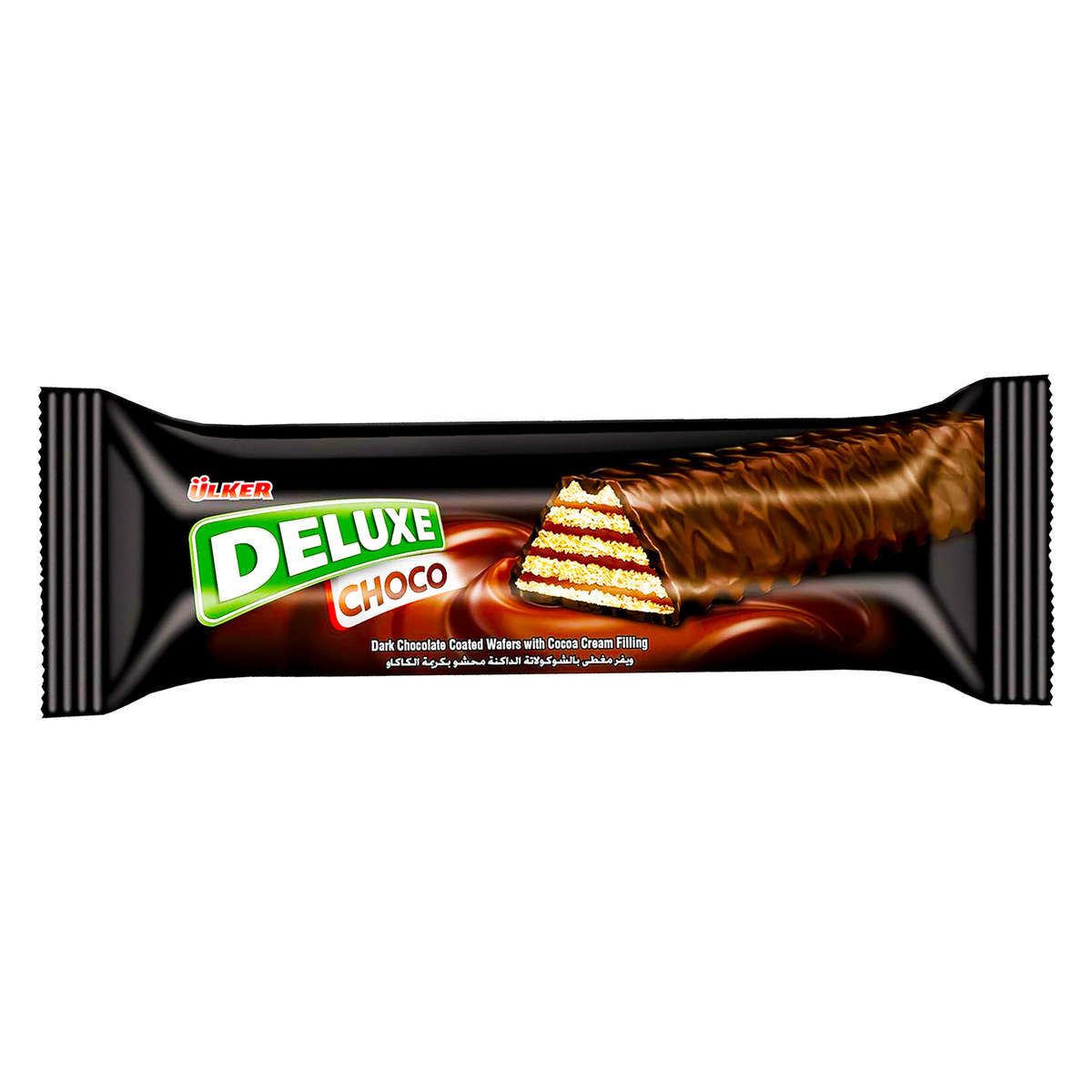 Ulker Deluxe Dark Chocolate Wafers With Cocoa Cream 24 x 28 g