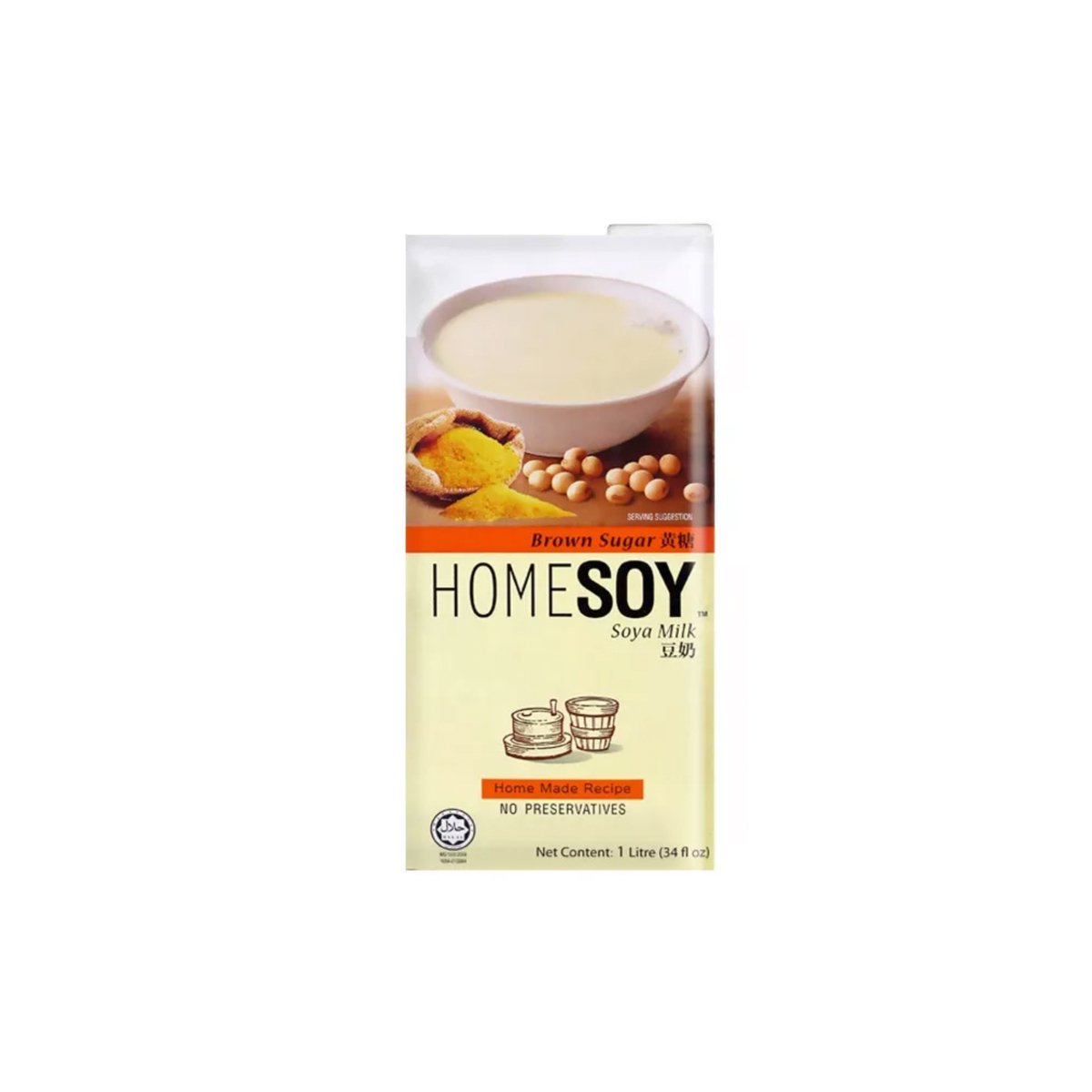 Homesoy Soya Milk Brown Sugar 1Liter