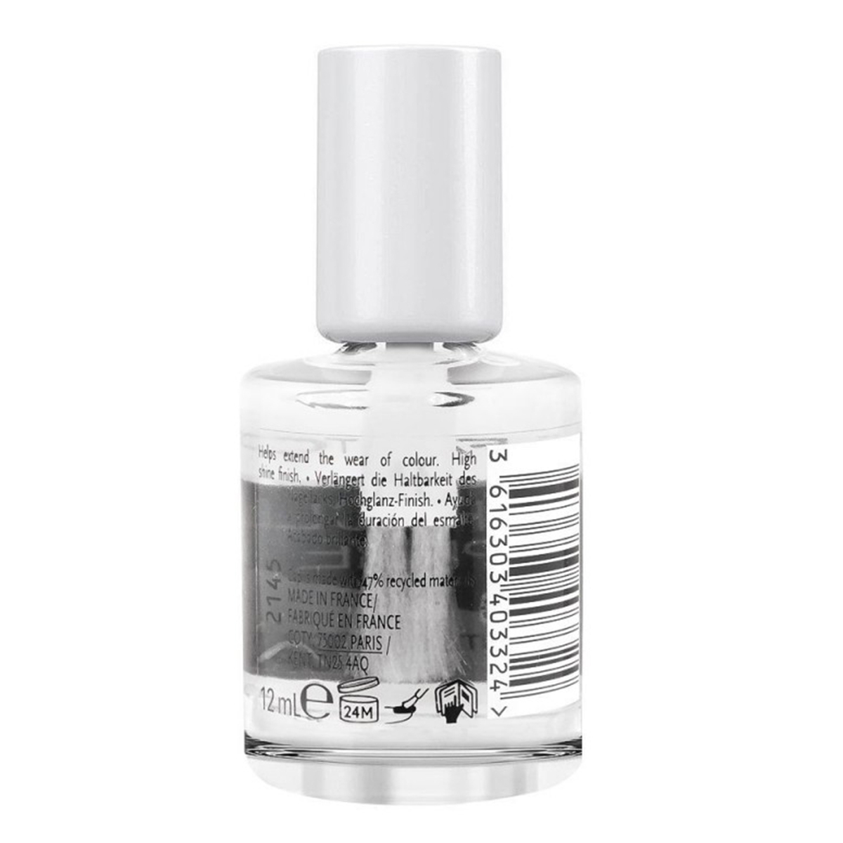 Max Factor Miracle Pure Nail Polish Quick Dry Top Coat 1 pc