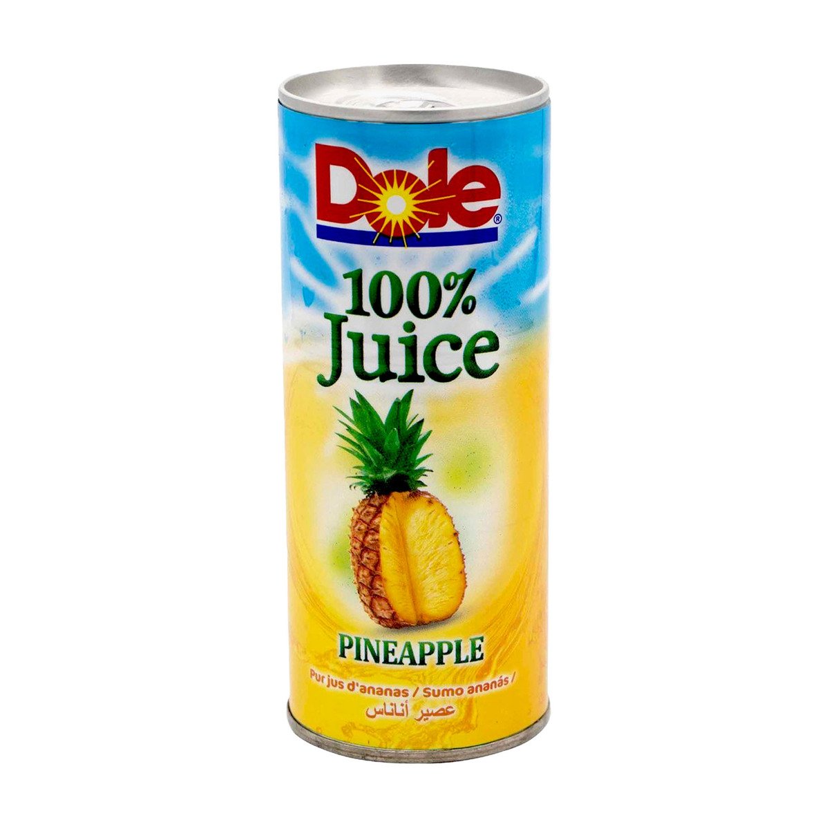 Dole 100% Pineapple Juice 4 x 240 ml