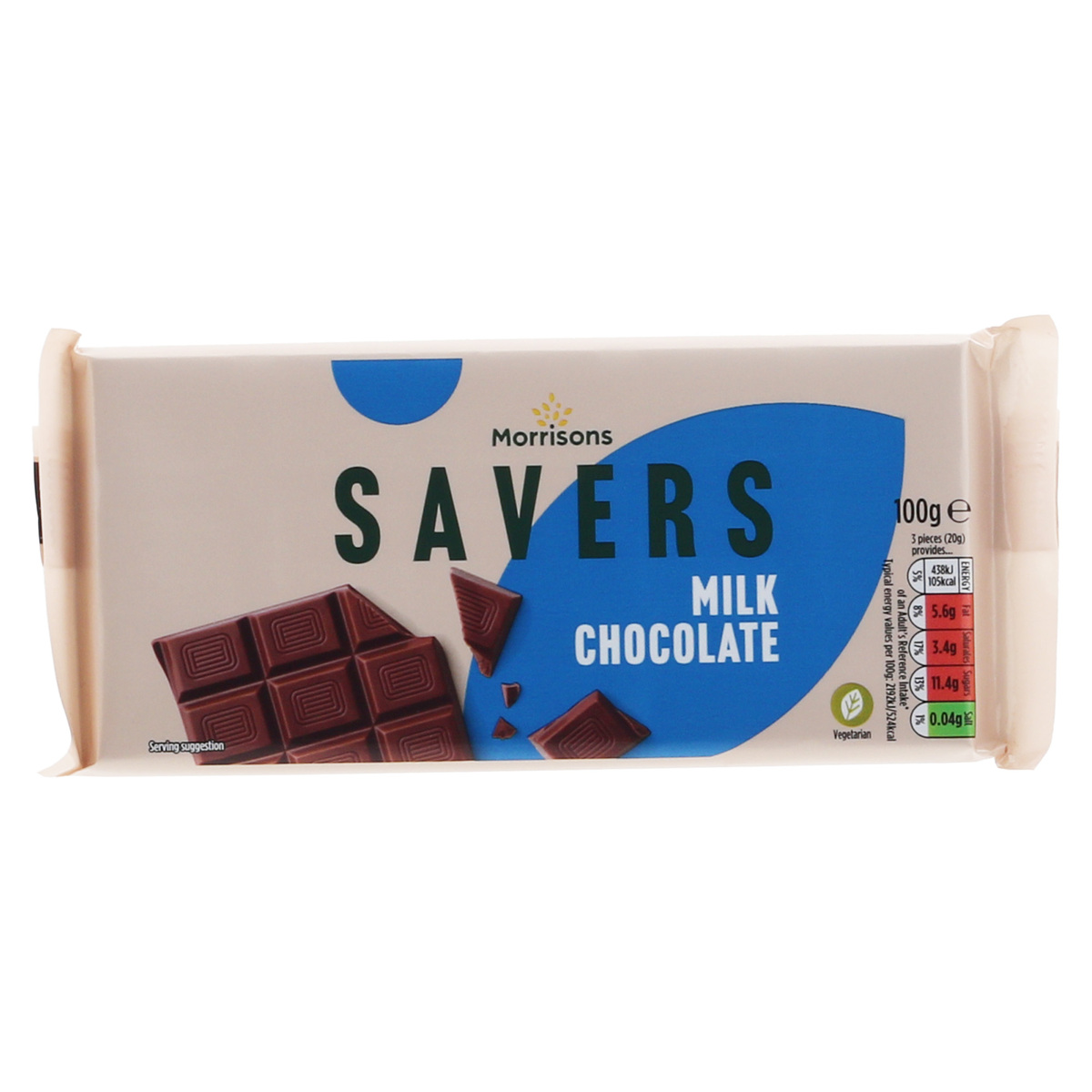 Morrisons Savers Milk Chocolate Bar 100 g