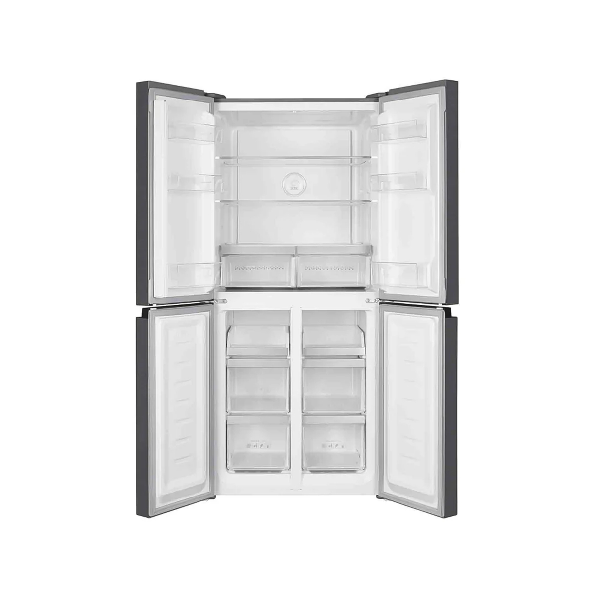 Daewoo French Door Refrigerator, 550L, Silver, WRM-H55XVHF