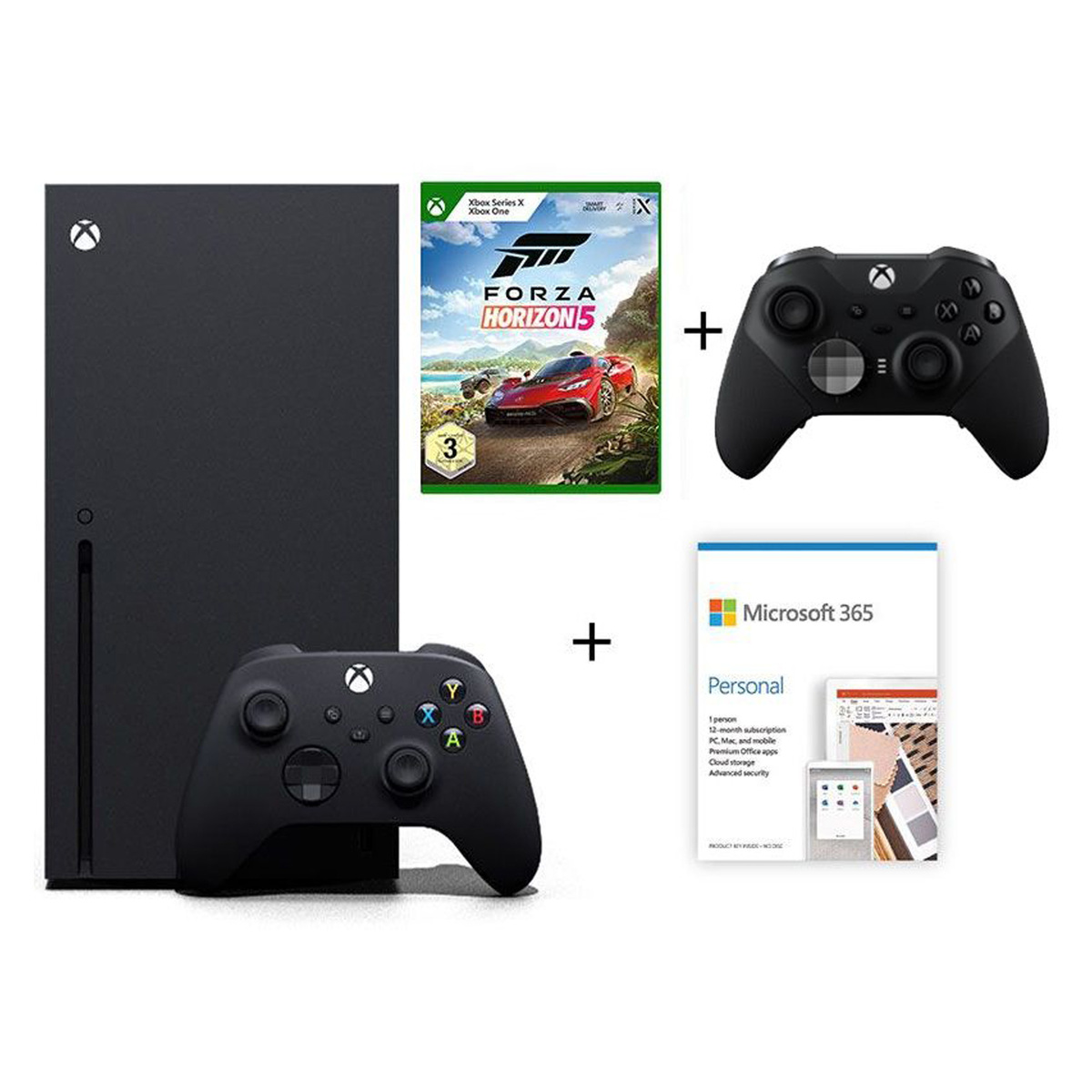 Xbox Series X Console 1TB + Forza Horizon 5 + Elite Controller + Microsoft 365 Personal