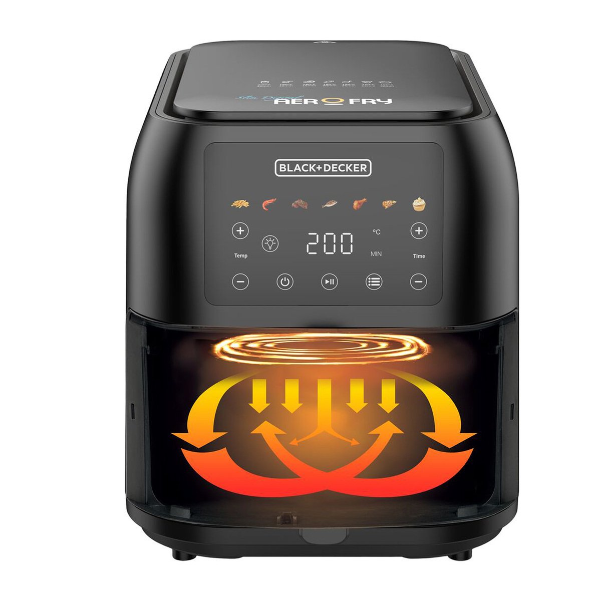 Black+Decker Air Fryer SAF80W 8Ltr