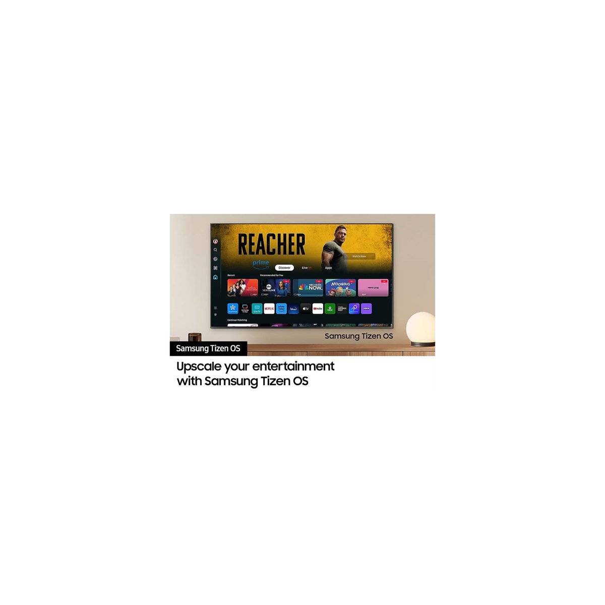 Samsung DU7000 70 inches 4K Smart LED TV, Black, UA70DU7000UXZN