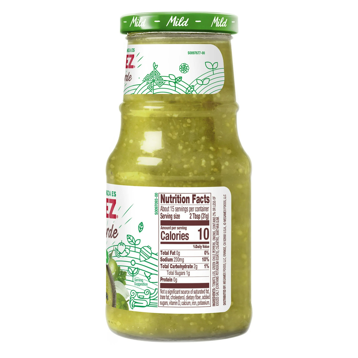 Herdez Salsa Verde Mild 454 g