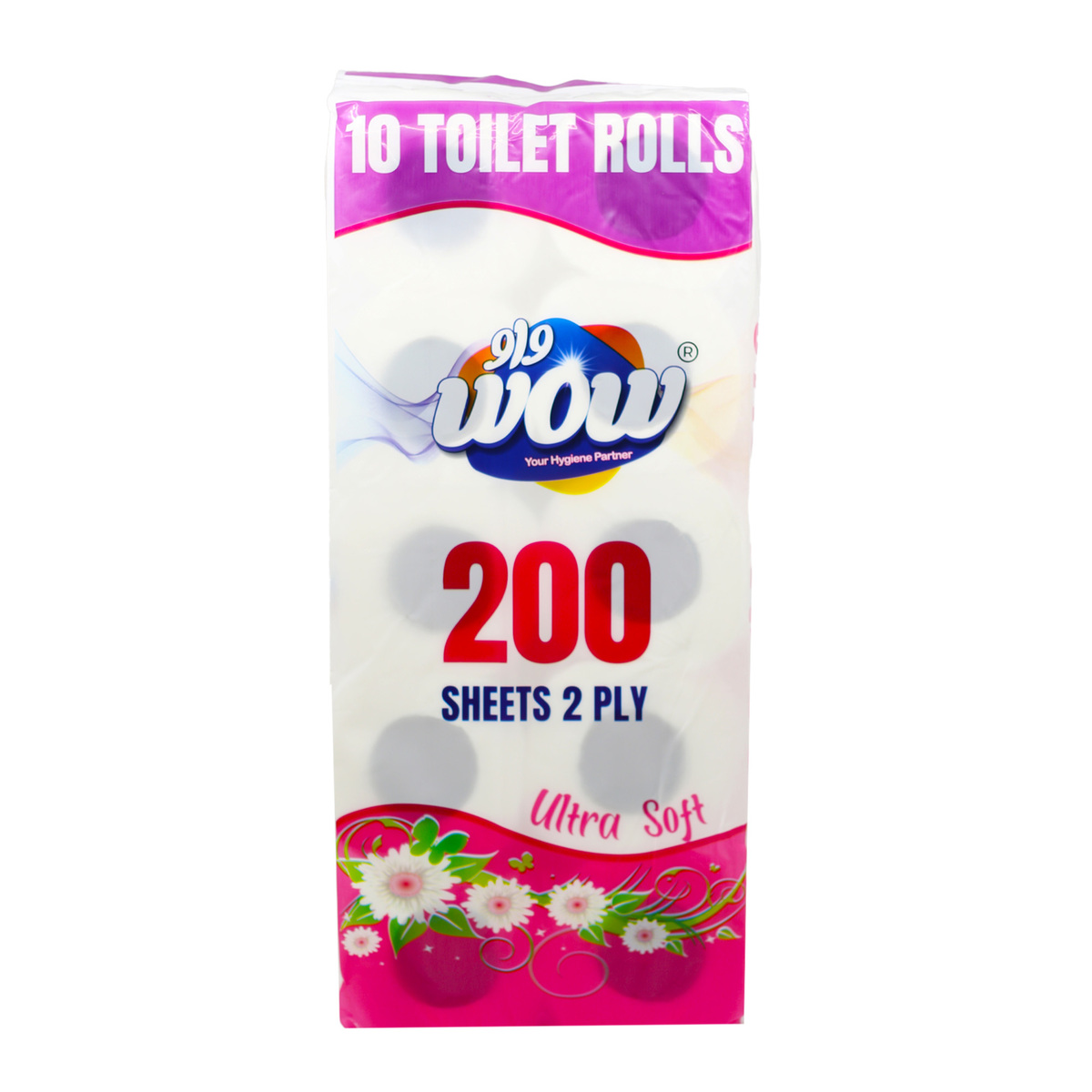 Wow Toilet Rolls Ultra Soft 2 ply 10 x 200 Sheets