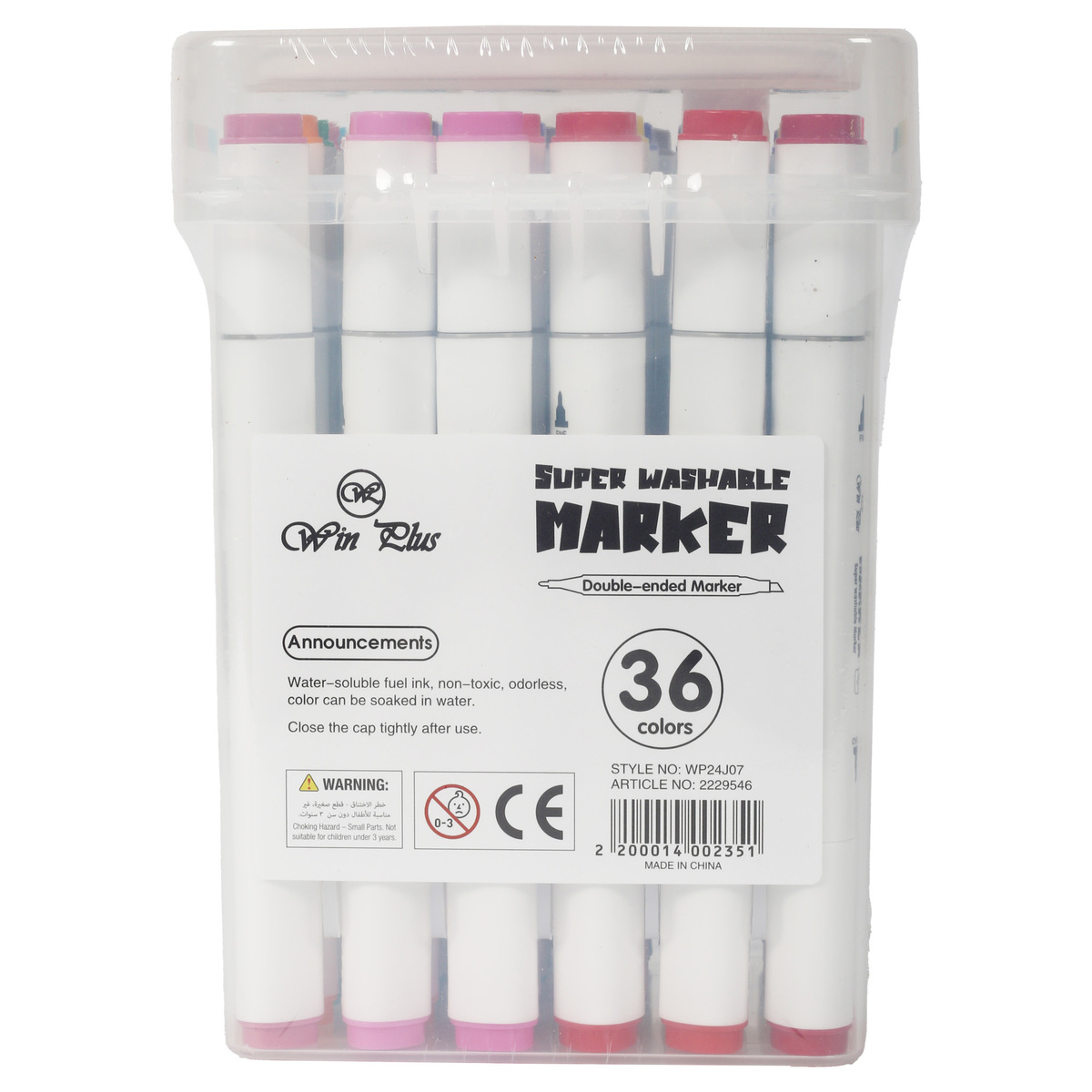 Win Plus Twin Marker WP24J07 36 Colours