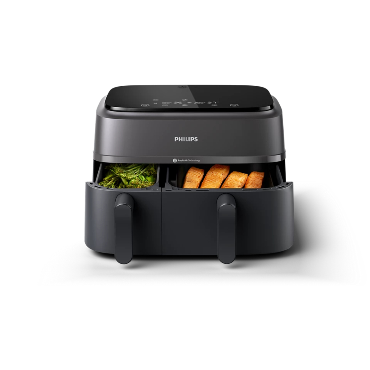 Philips 3000 Series Dual Basket Air Fryer, 9L, 2750W, NA350/00