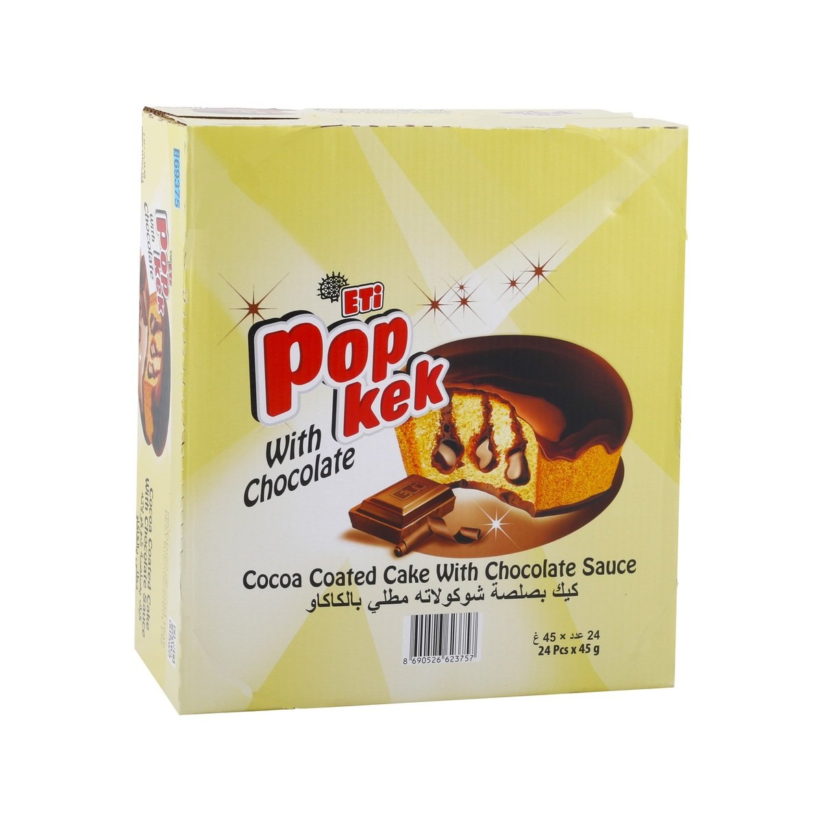 ETI Pop Kek With Chocolate 24 x 45 g