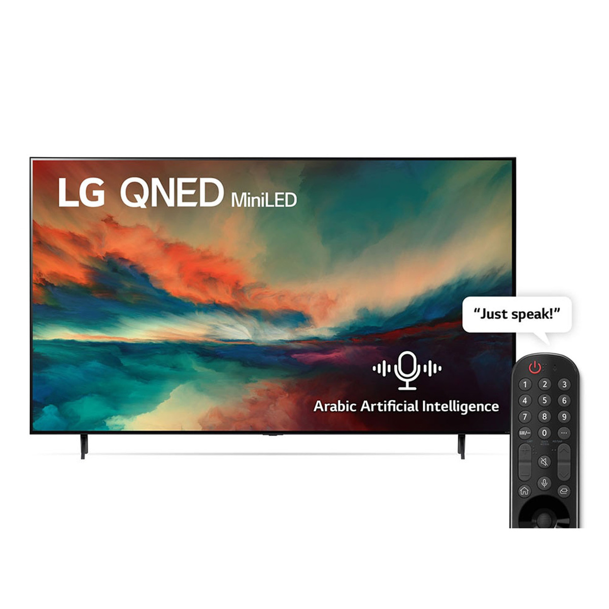 LG 55 Inches QNED85 Series 4K Smart QNED MiniLED TV, Black, 55QNED856RA-AMAG