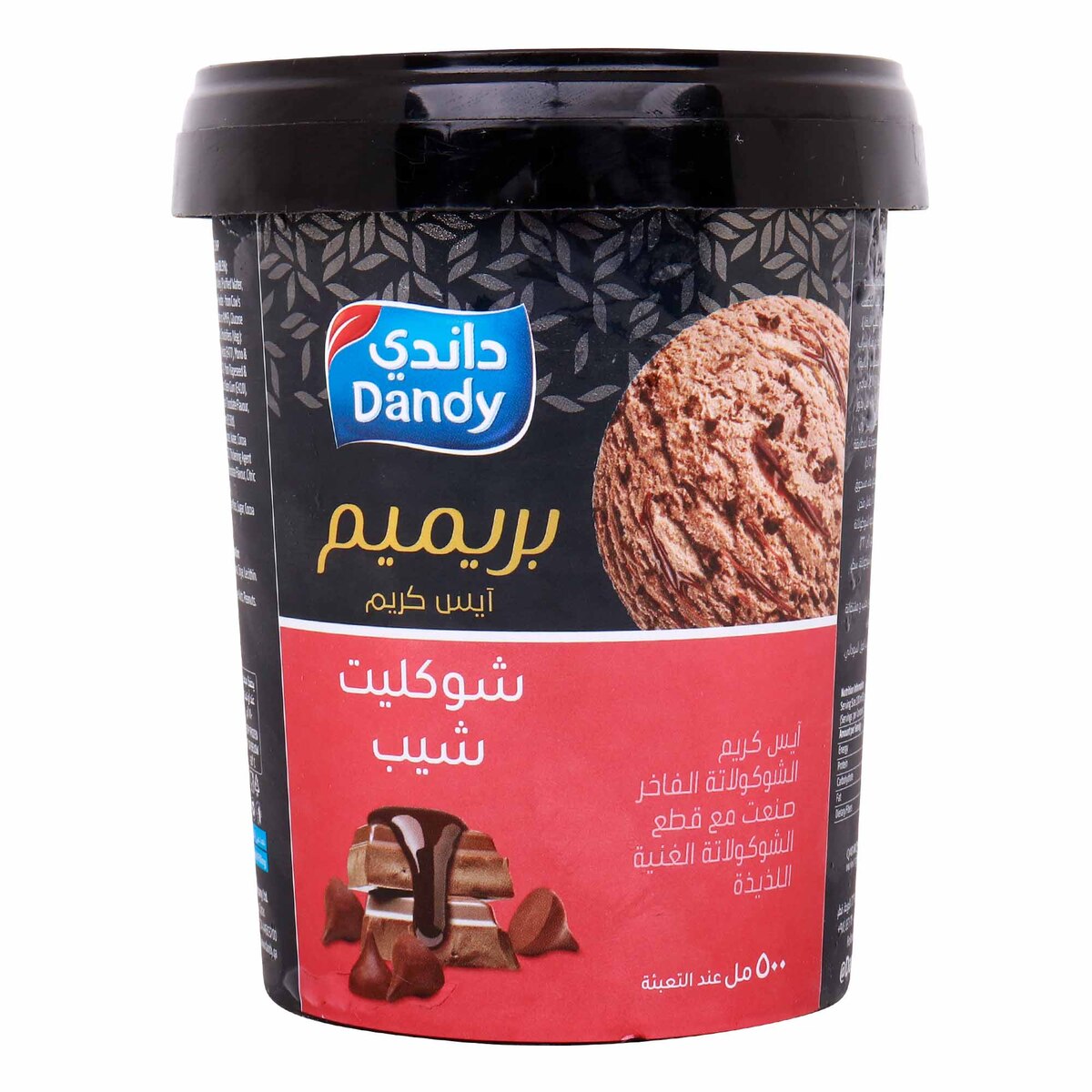 Dandy Premium Ice Cream Chocolate Chip 500 ml