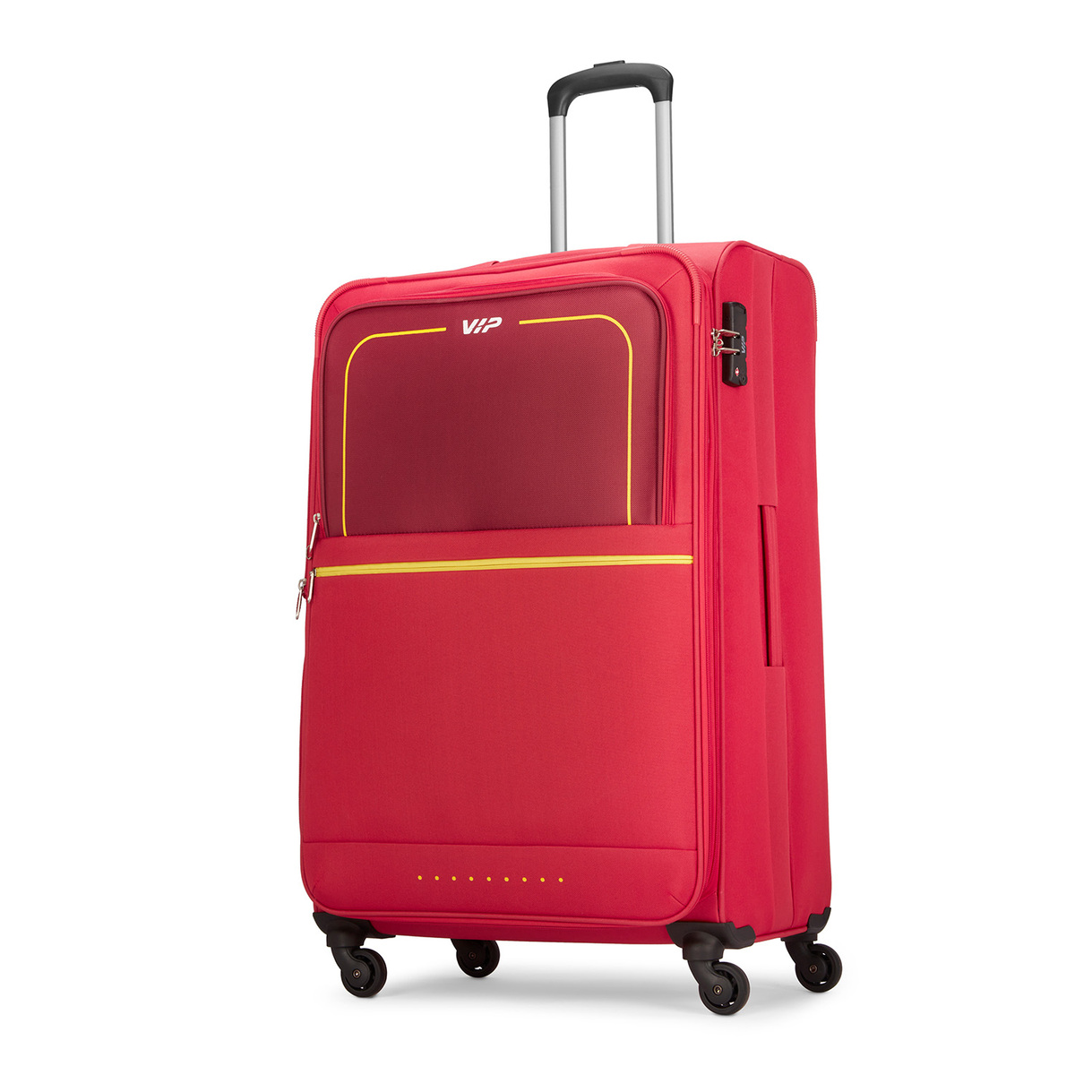 VIP Evolve Plus 4 Wheel Soft Trolley 55cm Red