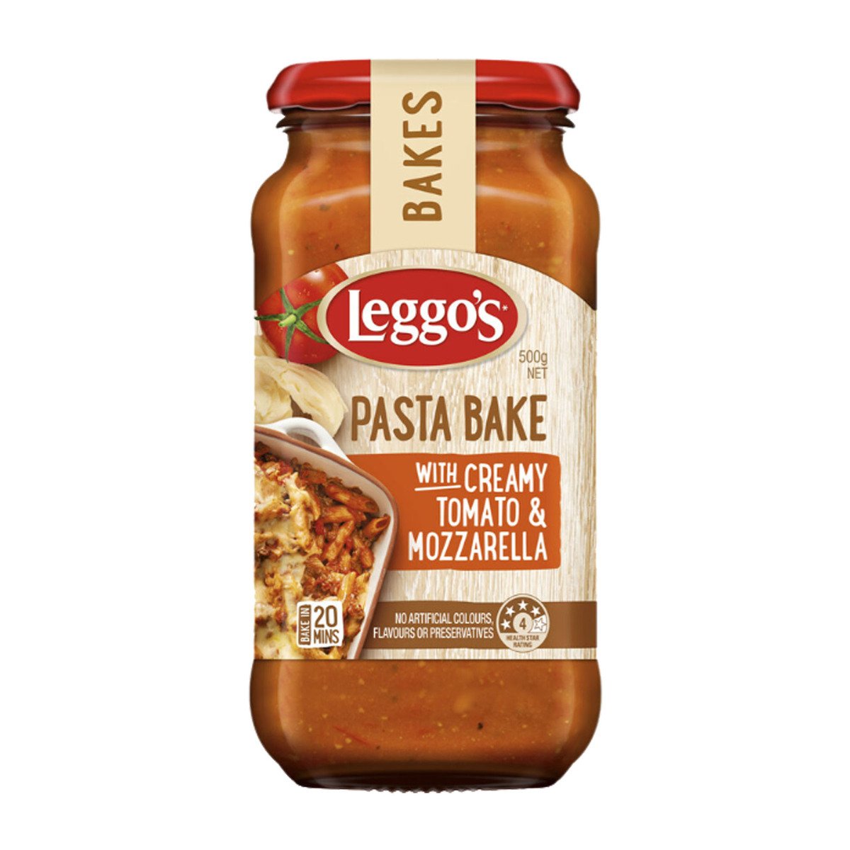 Leggo's Pasta Bake with Creamy Tomato and Mozzarella 500 g