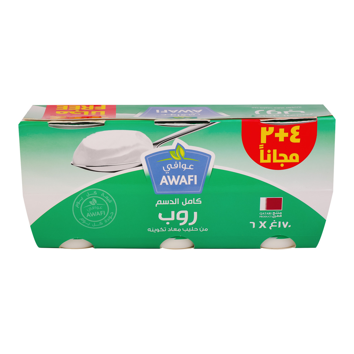 Awafi Yoghurt Full Fat 6 x 170 g