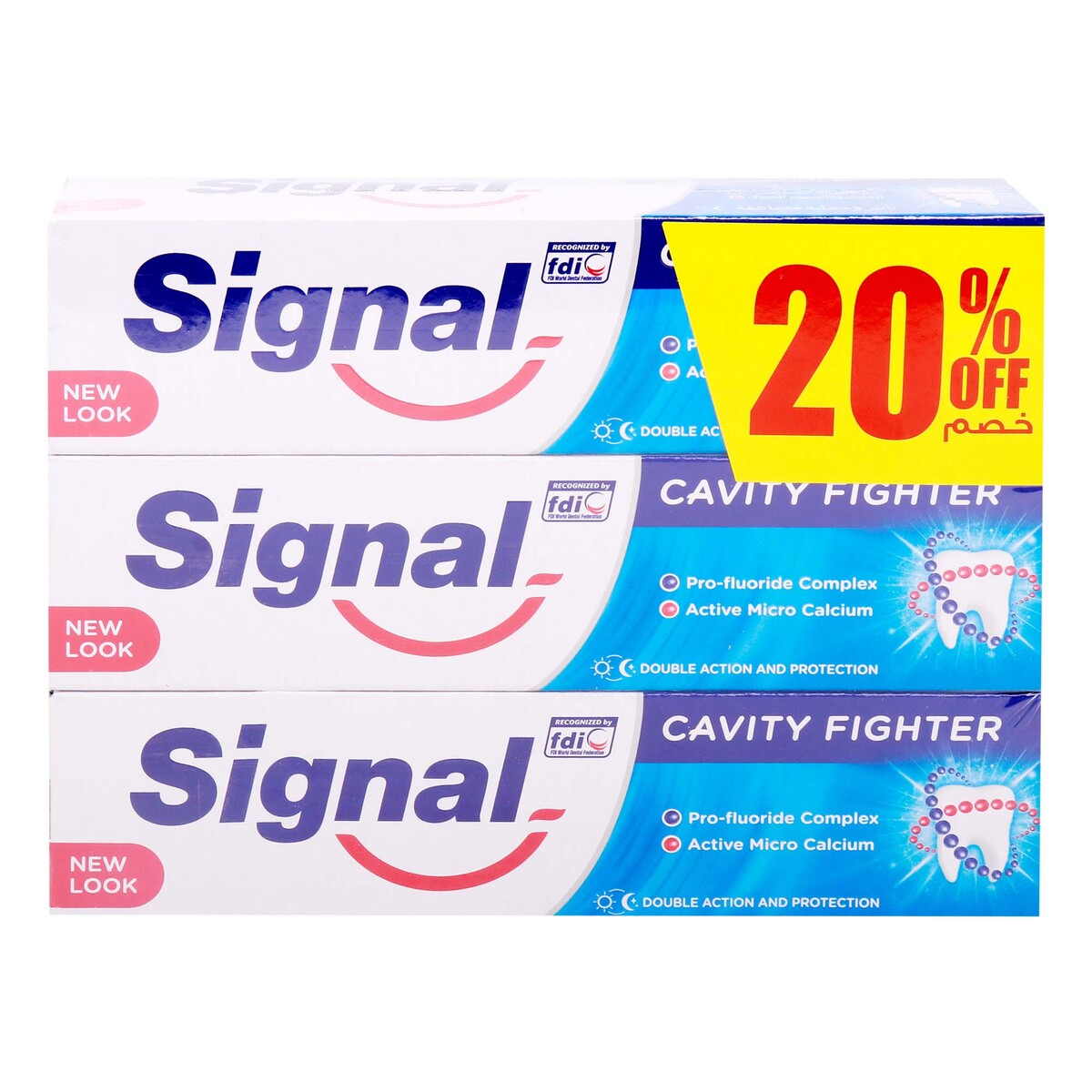 Signal Cavity Fighter Toothpaste 3 x 100 ml