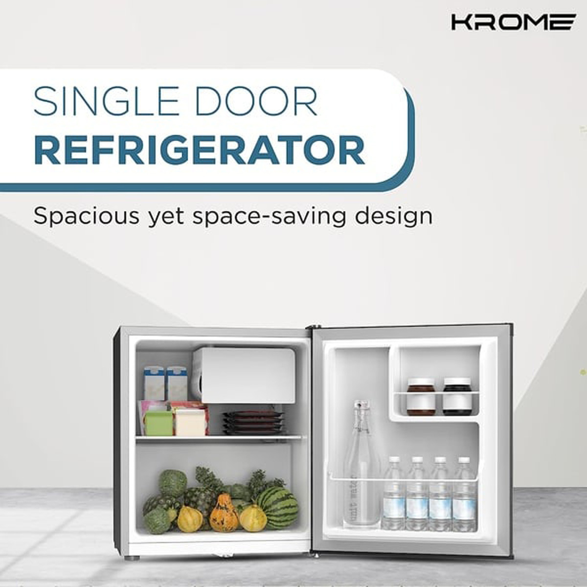 Krome Single Door Refrigerator KR-RDC60H 60 Litre