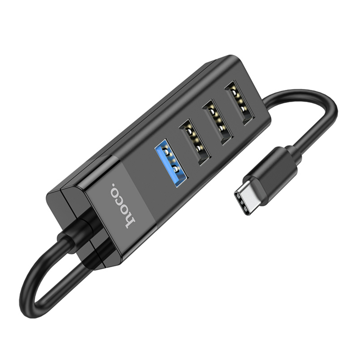 Hoco 4-in-1 Type-C to USB3.0 + USB2.0X3 Converter, HB25