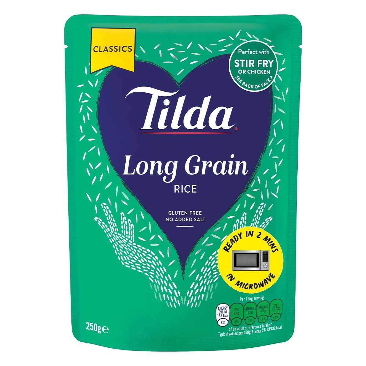 Tilda Long Grain Rice 250 g