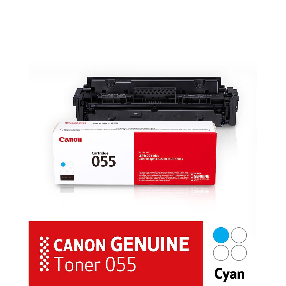 Canon Toner Cartridge, Cyan, 055