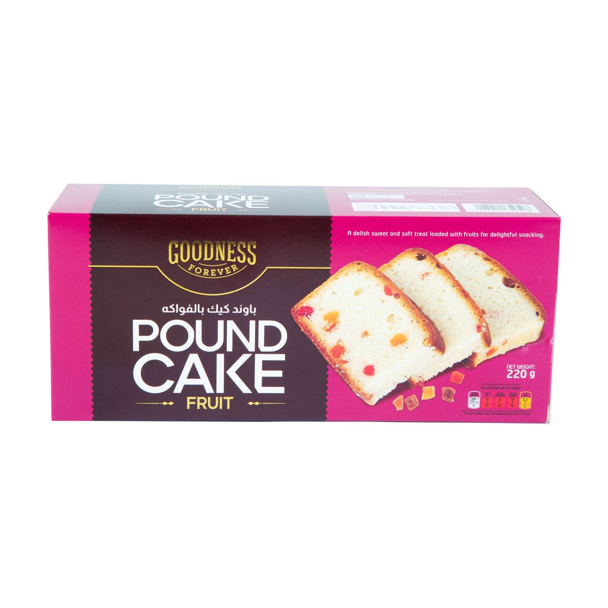 Goodness Forever Fruit Pound Cake 220 g