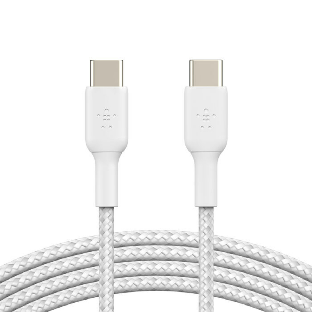 Belkin 60W USB-C to USB-C Cable, 1m, 2 pcs, White, CAB004