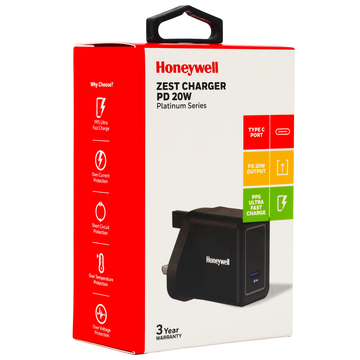 Honeywell Wall Charger PD 20W HC000035 Black