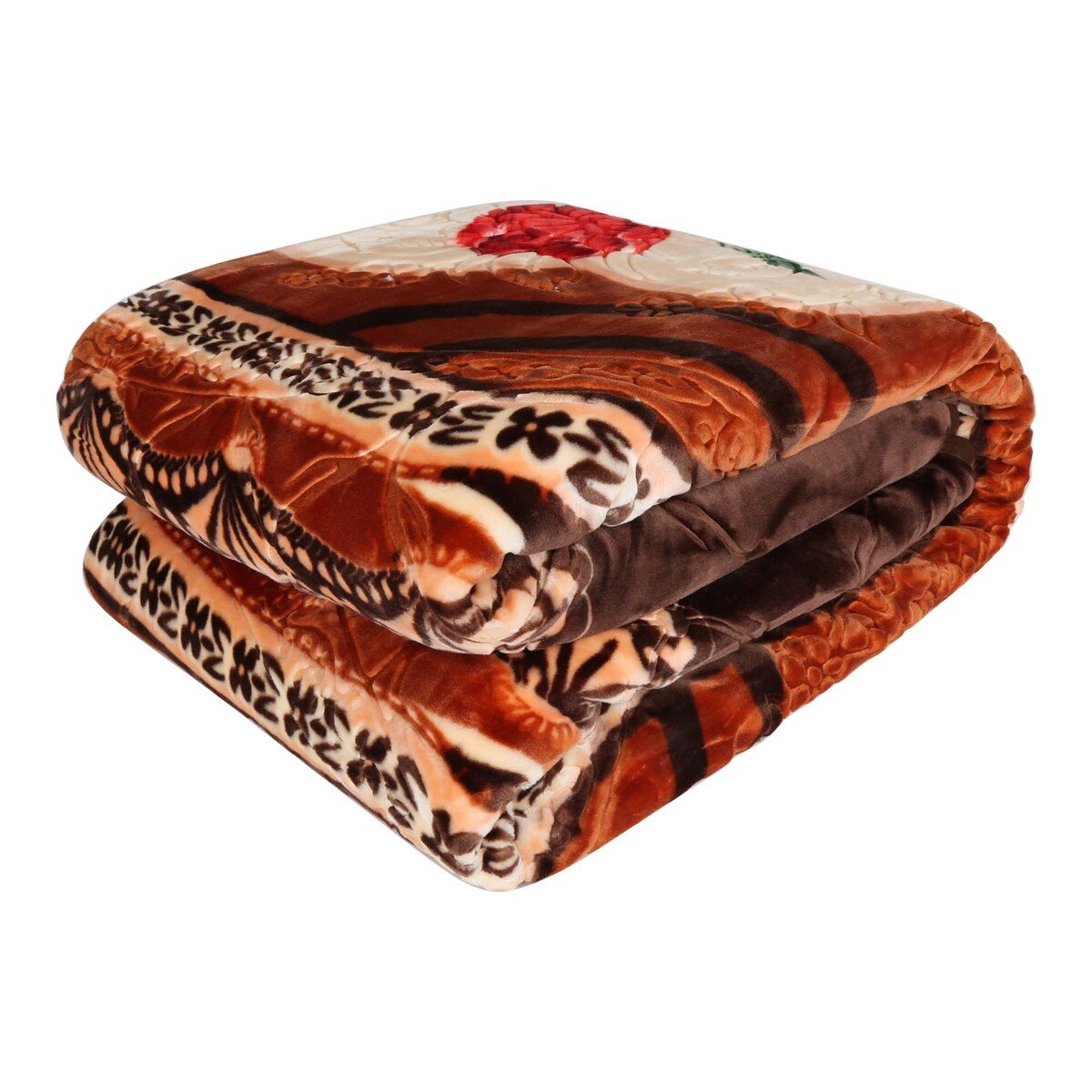 Maple Leaf 2Ply Cloudy Blanket 200x240cm 3Kg Assorted