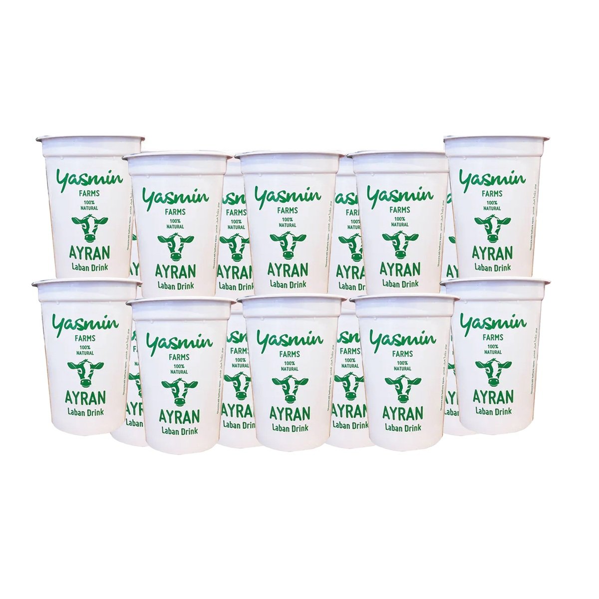 Yasmin Farms Ayran Laban Value Pack 24 x 200 ml