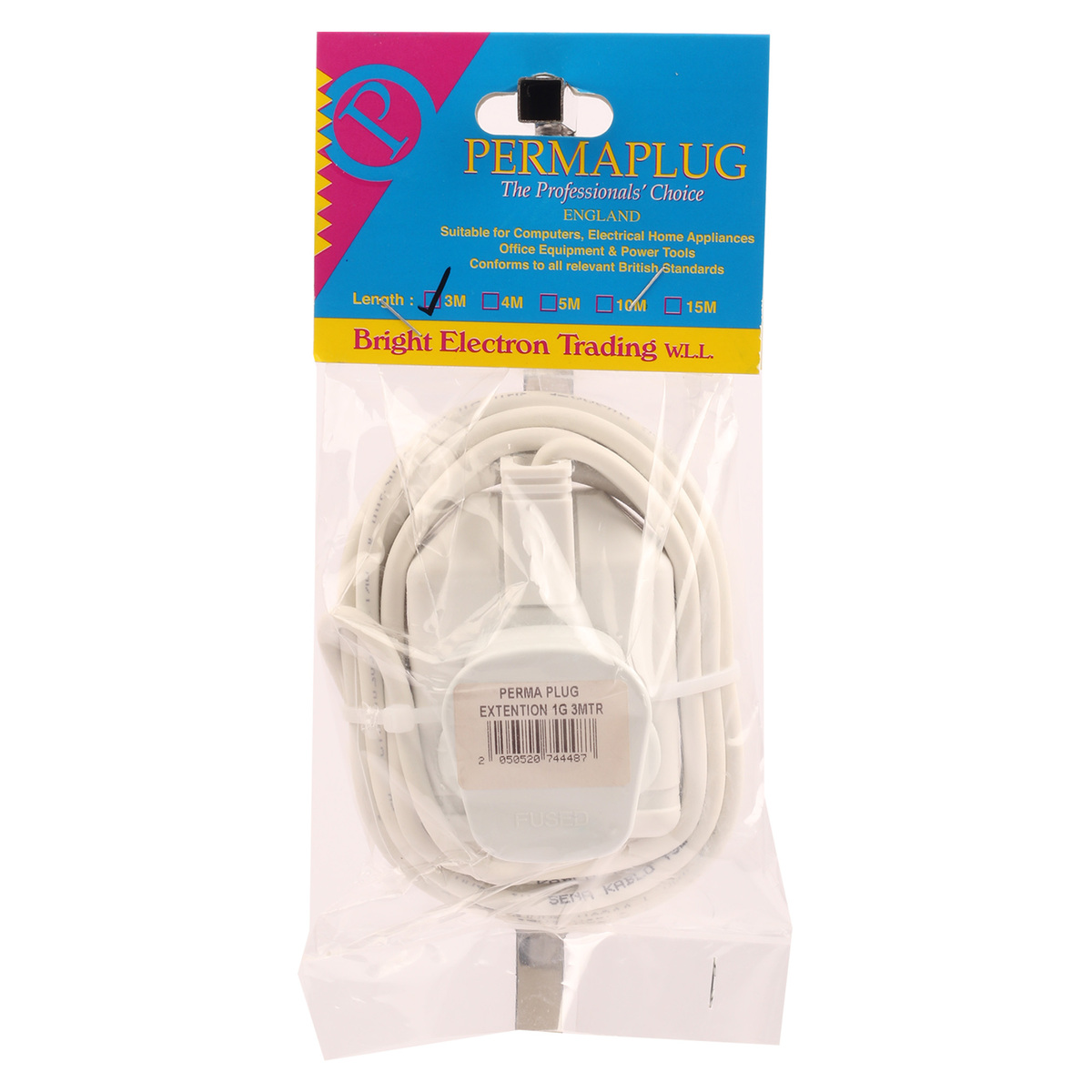 Permaplug Extension 1G IMP-11-07 3 Meter