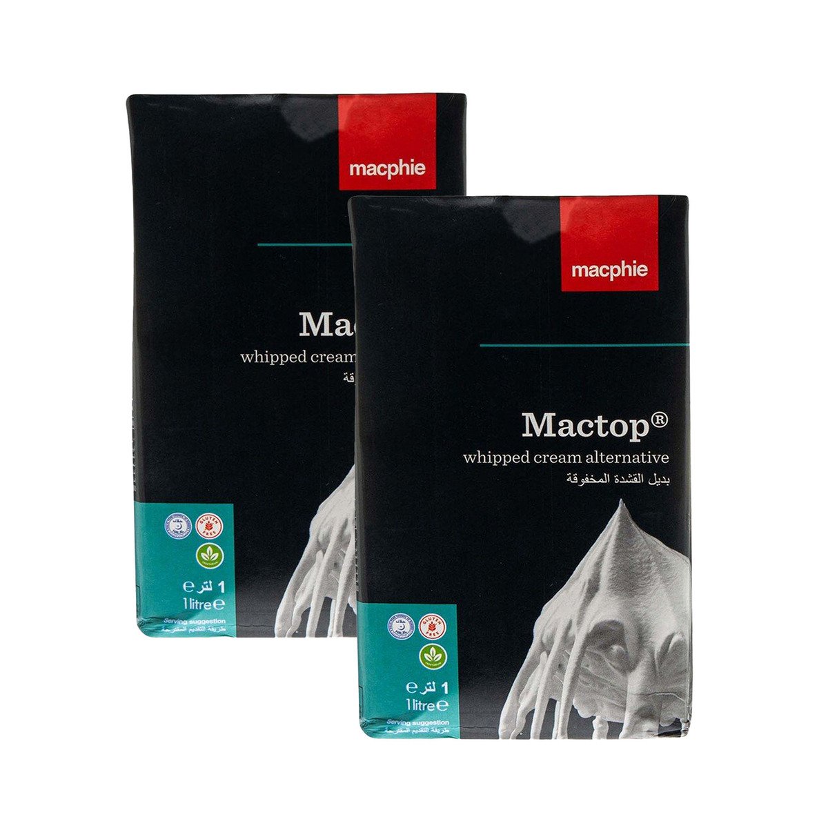 Macphie Mactop Cream Value Pack 2 x 1 Litre