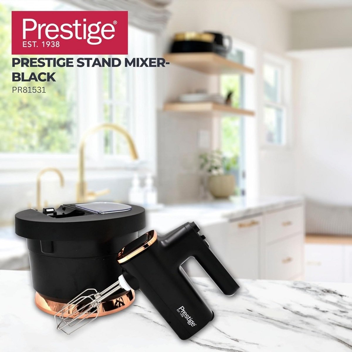 Prestige Stand Mixer PR81531 300W,Black Color