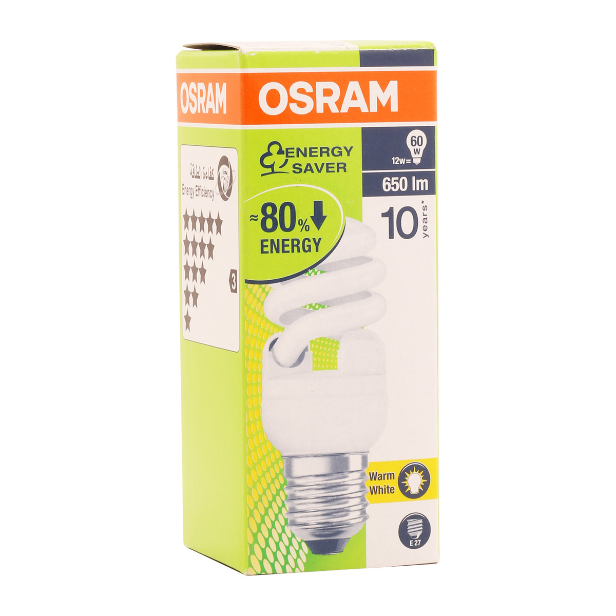 Osram Energy Saver 12W E27 Mini Twist Warm White