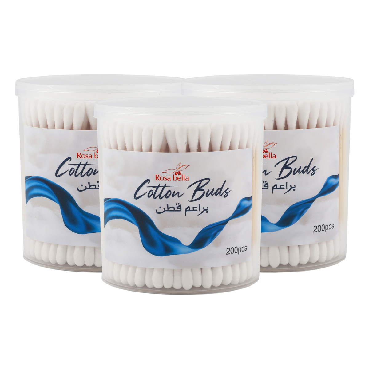 Rosa Bella Cotton Buds F06 3 x 200 pcs