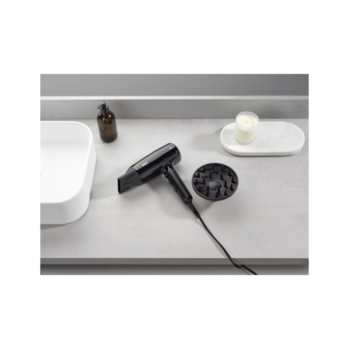 Braun Hair Dryer, 2200W, Ionic Black, HD225SDE