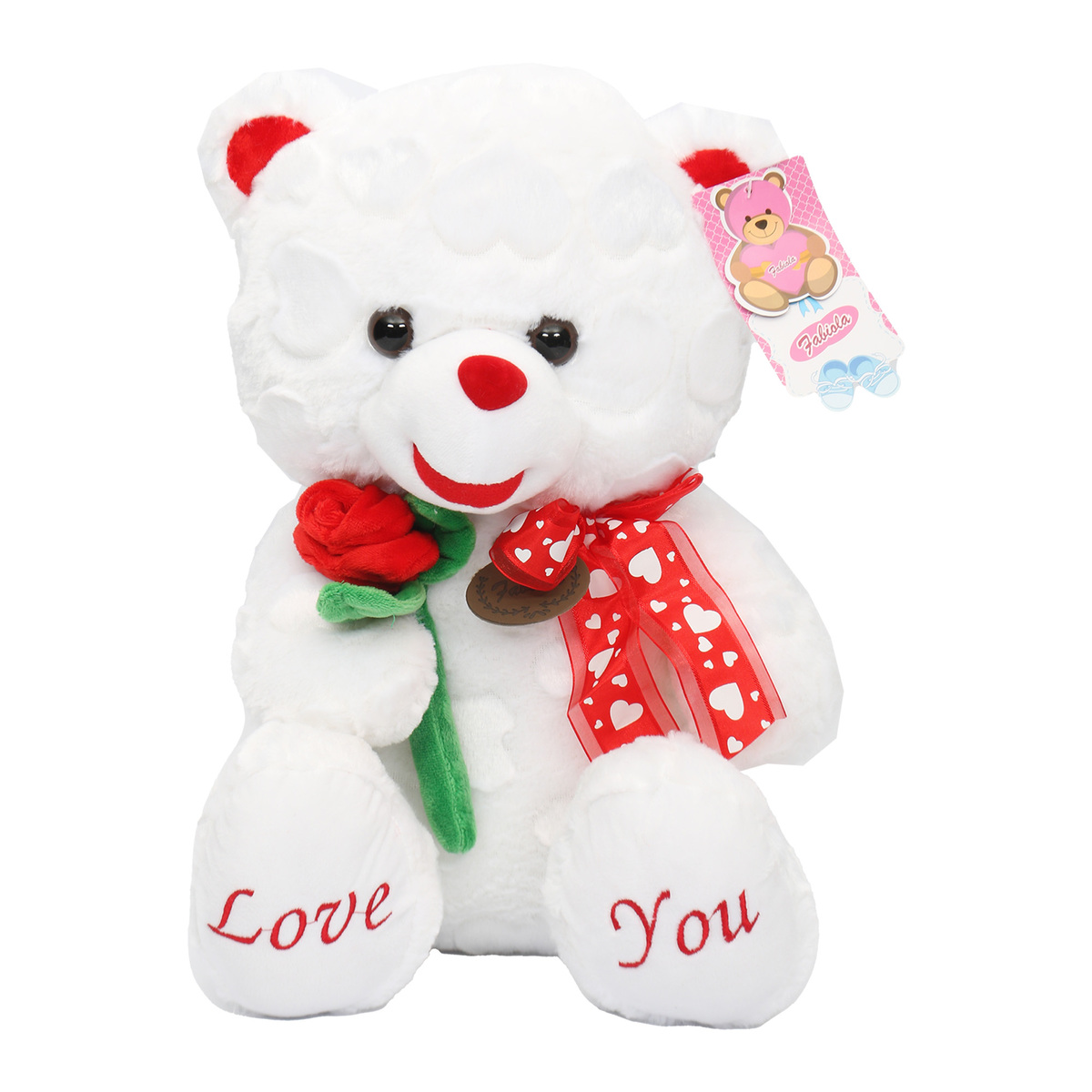 Fabiola Teddy Bear Plush 40cm XH1866-1 Assorted