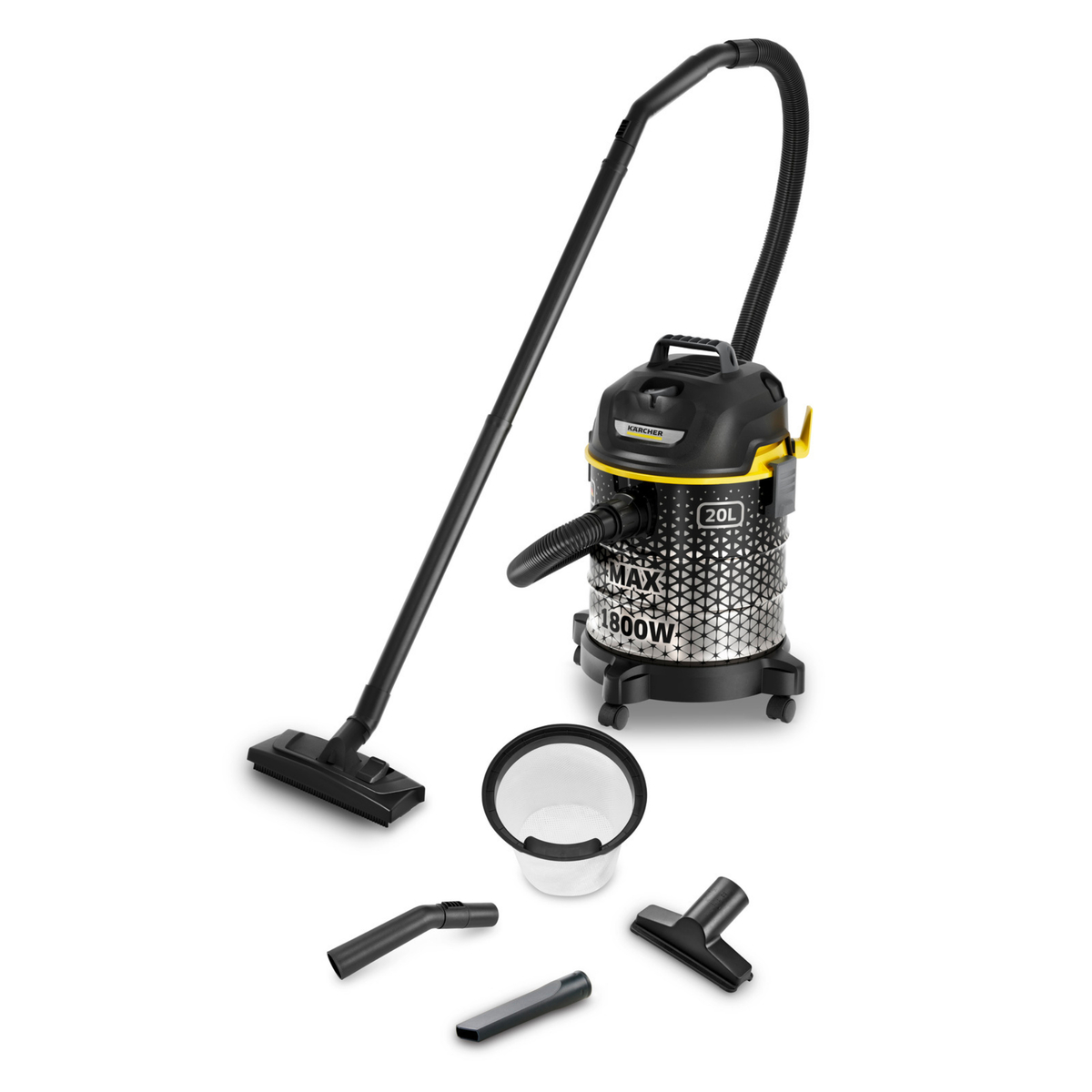 Karcher Drum Vacuum Cleaner, 1800W, 20L, DVAC 1800