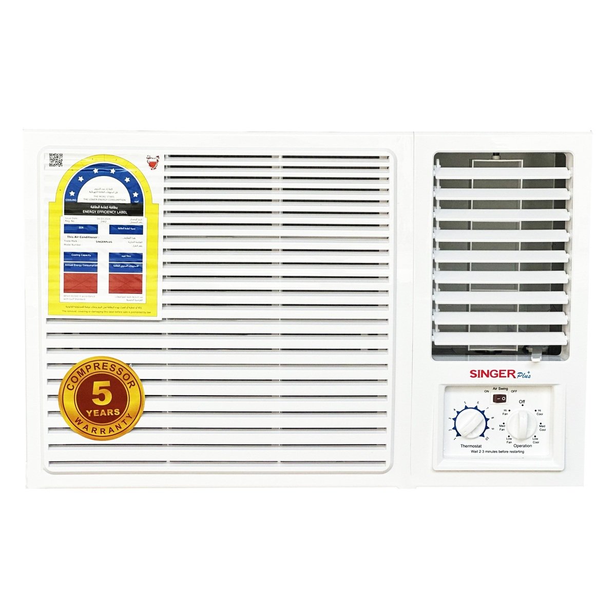 Singer Window Air Conditioner WSP18CM 1.5Ton