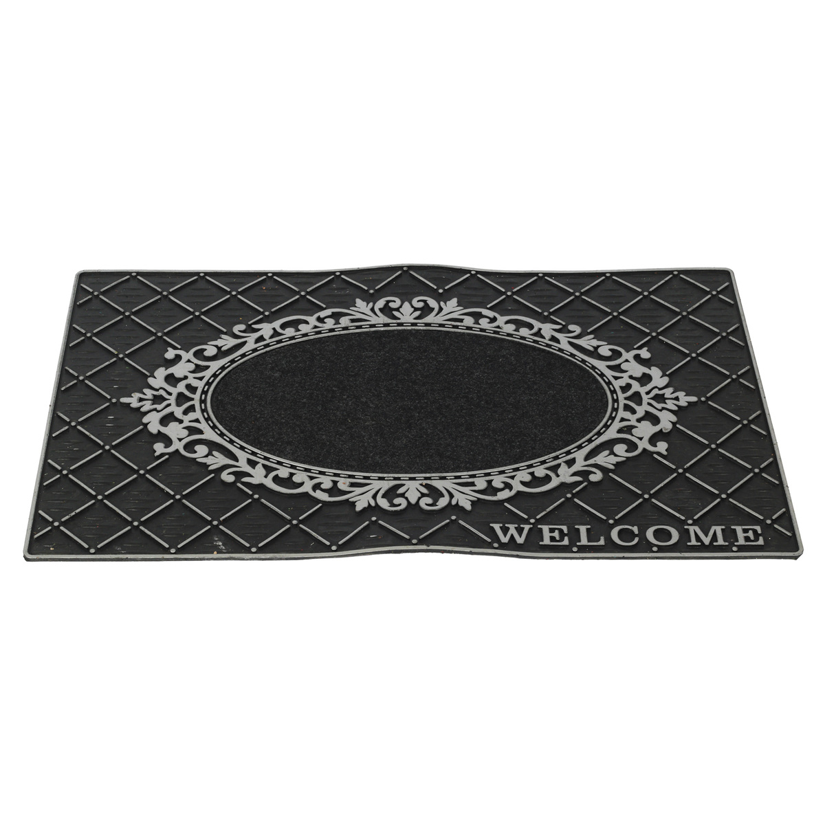 Cortigiani Taffy Door Mat 45 x 70cm Mirror Silver